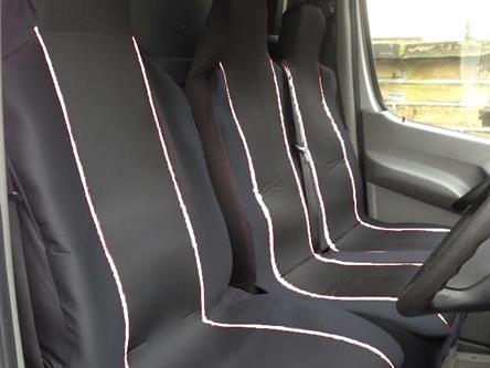 piping seat cover for vans
